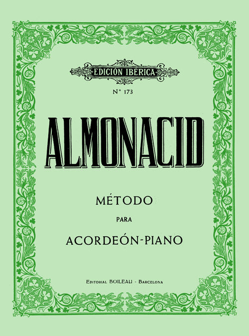 BOI0060 - Metodo para Acordeon-Piano. Almonacid, A.