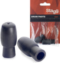 Puntas Silenciadoras Baquetas Stagg Goma Negras SSST 1_01