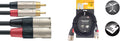 Cable Instrumento Stagg XLR - RCA 3m N-Series NTC3CMXMR