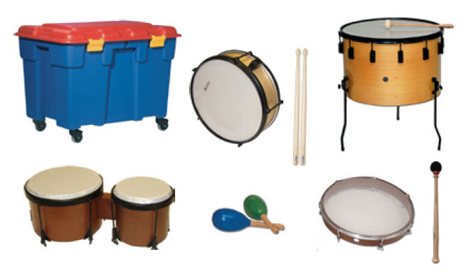 Lote Instrumentos Membrana Samba (Baul Incluido) 6515SM
