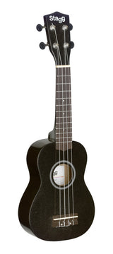Ukelele Soprano Studio Stagg Negro USNIGHT