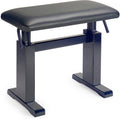 Banqueta Piano Hidraulica Stagg Negro Mate Tapa Piel Negra PBH 780 BKM LBK_01