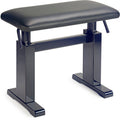 Banqueta Piano Hidraulica Stagg Negro Brillo Tapa Piel Negra PBH 780 BKP LBK_01