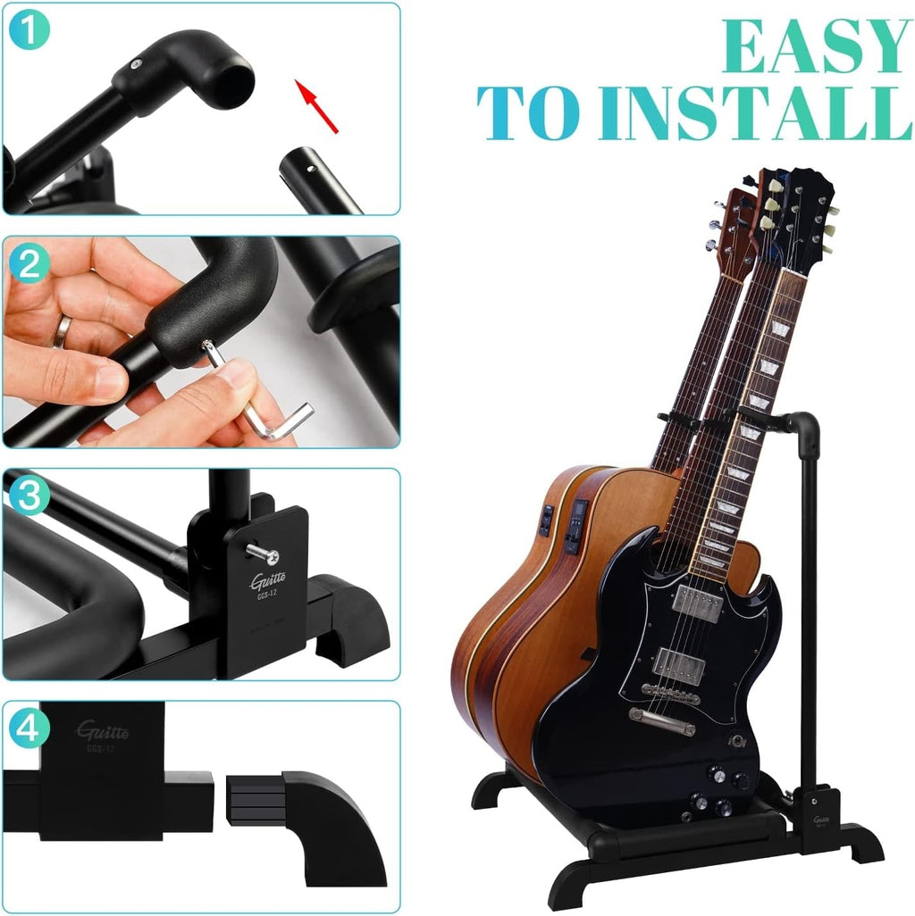 Soporte Guitto Multistand para 3 Guitarras