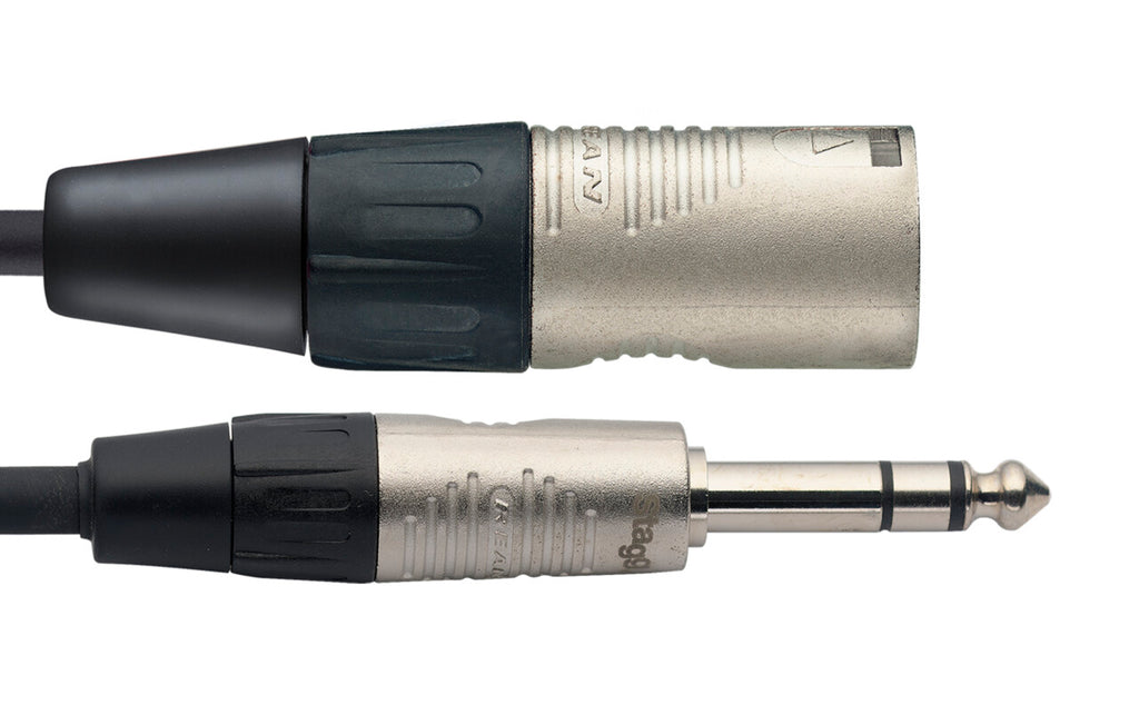 Cable Audio Stagg Jack Stereo-XLR Macho 3m N-Series
