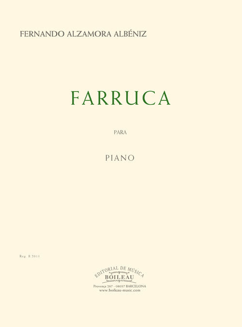 Farruca. Alzamora Albéniz, F.