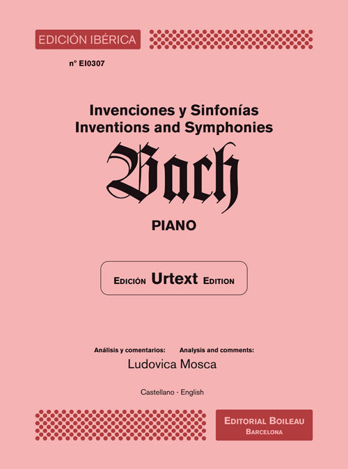 Invenciones y Sinfonias. Bach, J.
