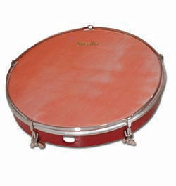 Pandero Rojo de Piel Samba 30.5 cm/12" 772RSM