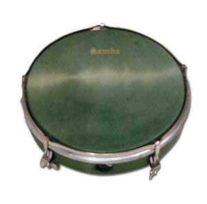Pandero Verde Samba 35.6 cm/14"de Piel 773GSM