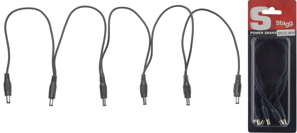 Cable Alimentacion Stagg DC SPS-DC-5M1M