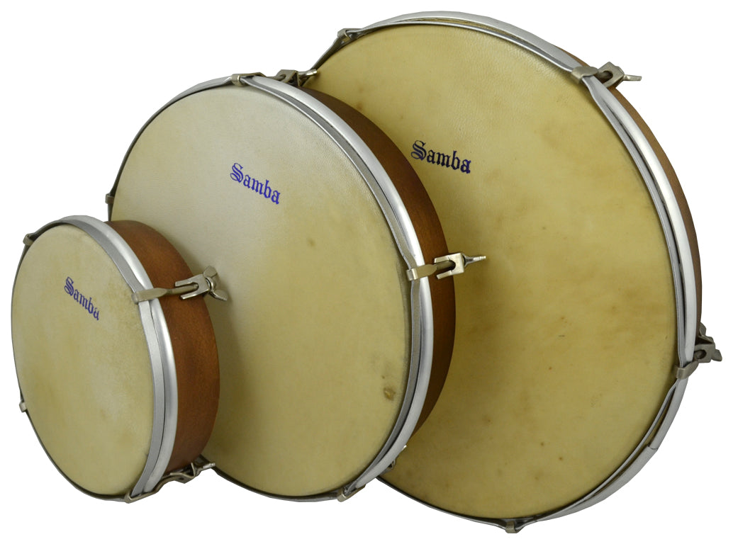 Juego Samba 3 Panderos Piel (20 25 30 cm) 783SM