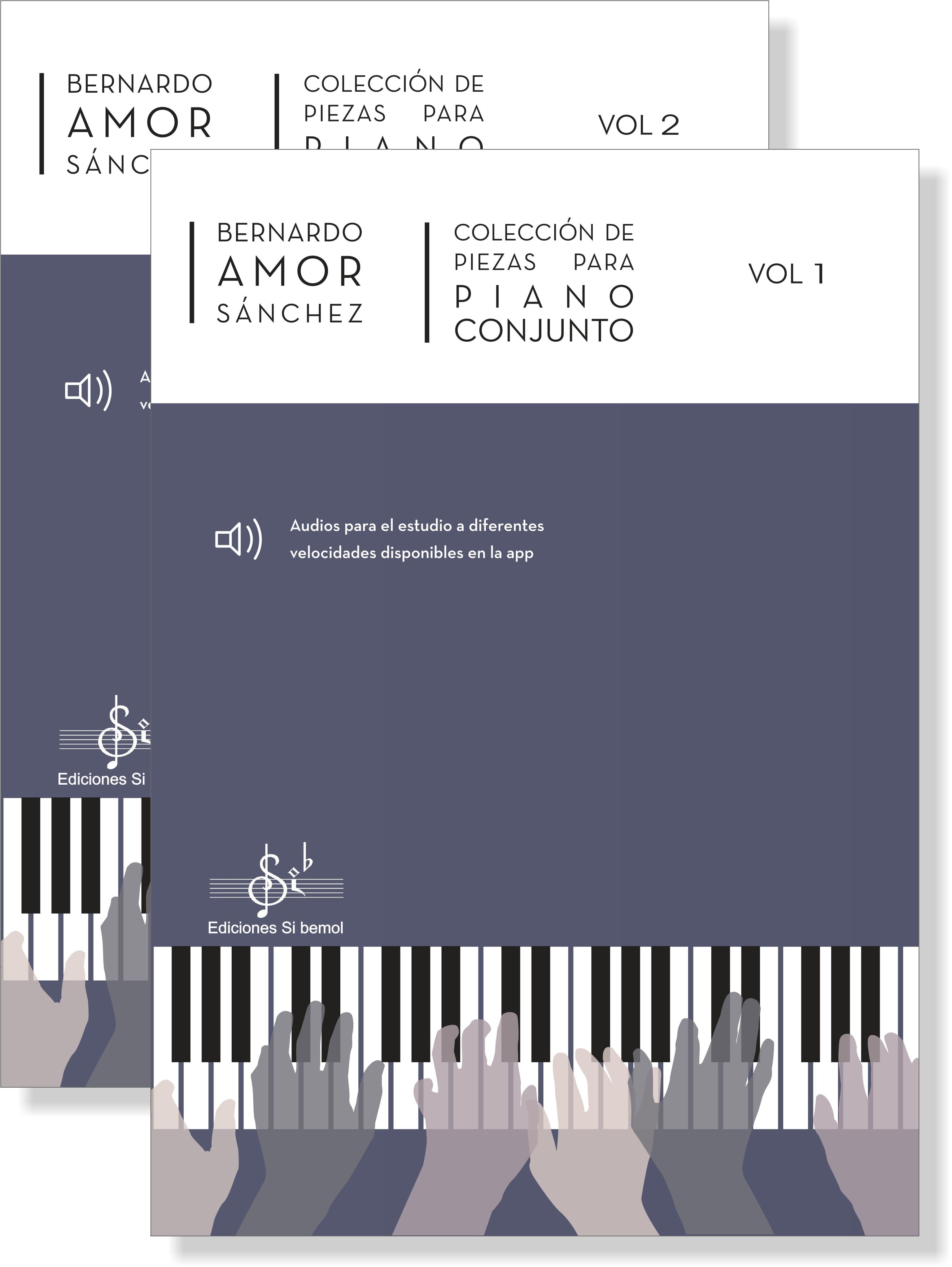 Coleccion de Piezas Para Piano Conjunto Vol.1 y Vol. 2 / Audio Online. Amor Sanchez, B.
