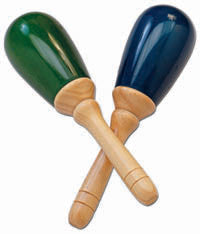Maracas Madera Pintada Samba 823SM