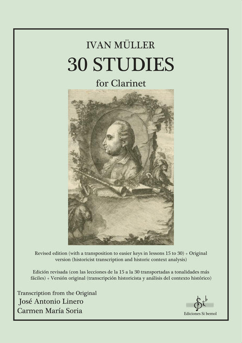 30 Studies For Clarinet. Muler, I.