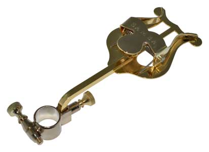 Atril Trompeta Curvado Samba Corto con Soporte 9114SM