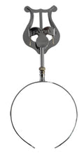 Atril Marcha Flauta Samba Plateado con Brazalete Metalico 921SM