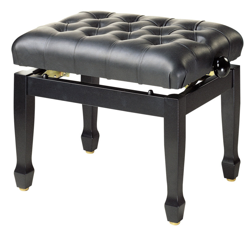 Banqueta Piano Concierto Stagg Negro Brillo Tapa Vinilo Negro PB85 BKP SBK_01