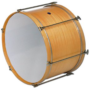 Bombo Samba 55x40 cm Natural Parche Poliester 8 Tensores 931SM