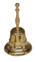 Campana Samba 65x135 mm de Bronce Macizo con Mango 946SM