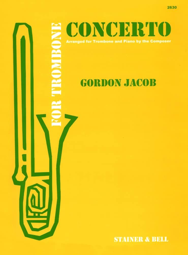 Concerto for Trombone and Orchestra / Red.Pno. Jacob, G.