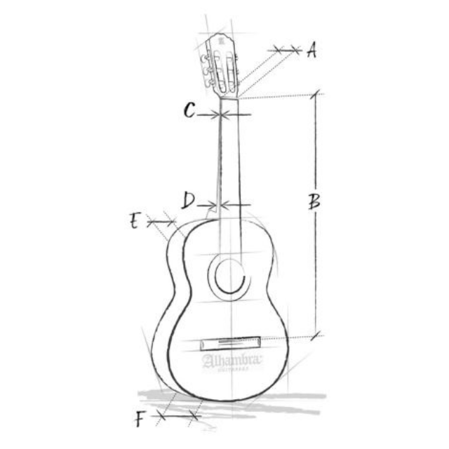 Guitarra Clasica Alhambra 9 P 1/2