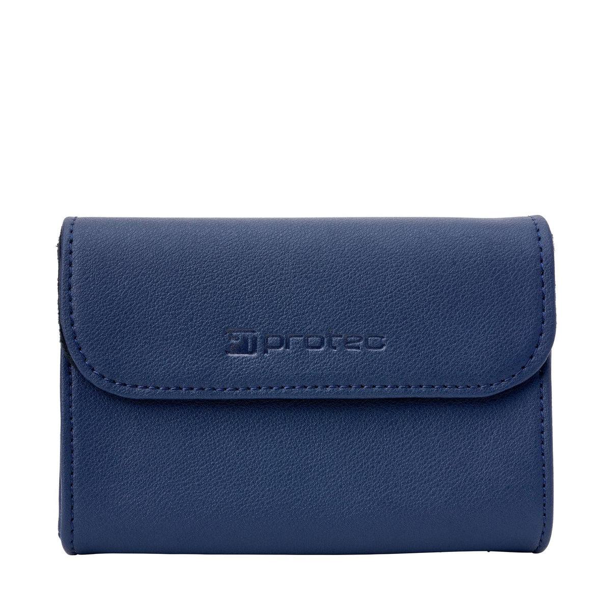 Funda Boquilla Trombon/Saxofon Alto (3) Protec Piel A272NB Azul Marino - Protec oficial