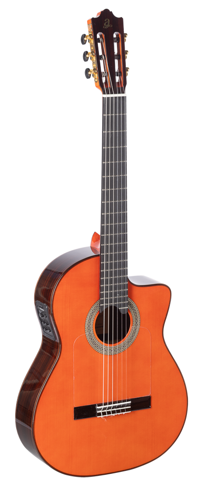 Guitarra_Flamenca_Admira_Lucia_Electrificada_Fishman_Cutaway_Roja_01