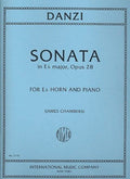 Sonata in Eb Major Op. 28 para Trompa. Danzi, F.