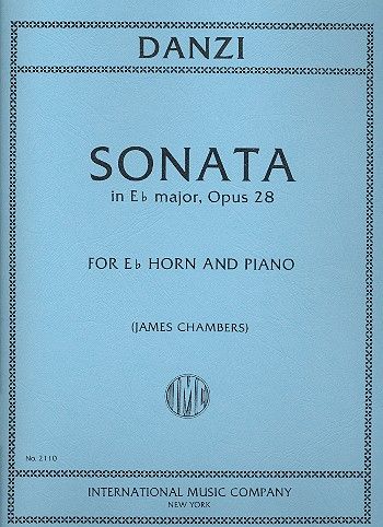 Sonata in Eb Major Op. 28 para Trompa. Danzi, F.