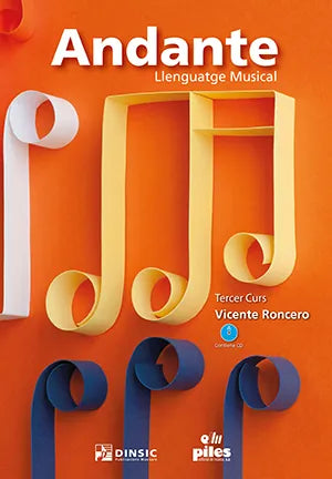 Andante 3. Tercer Curs + CD (Valencia)