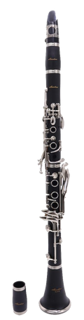 Clarinete Sib Amadeus Ebonita 18 Llaves Plateadas CL418