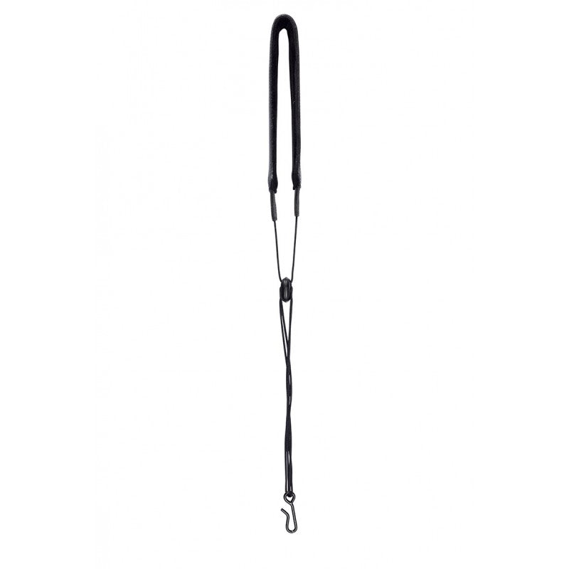 Correa de cuero Bam para instrumentos de viento, cordón con mosquetón metálico ST-0032