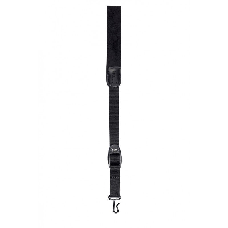 Correa Bam para instrumentos de viento, cinta con mosquetón metálico ST-0024