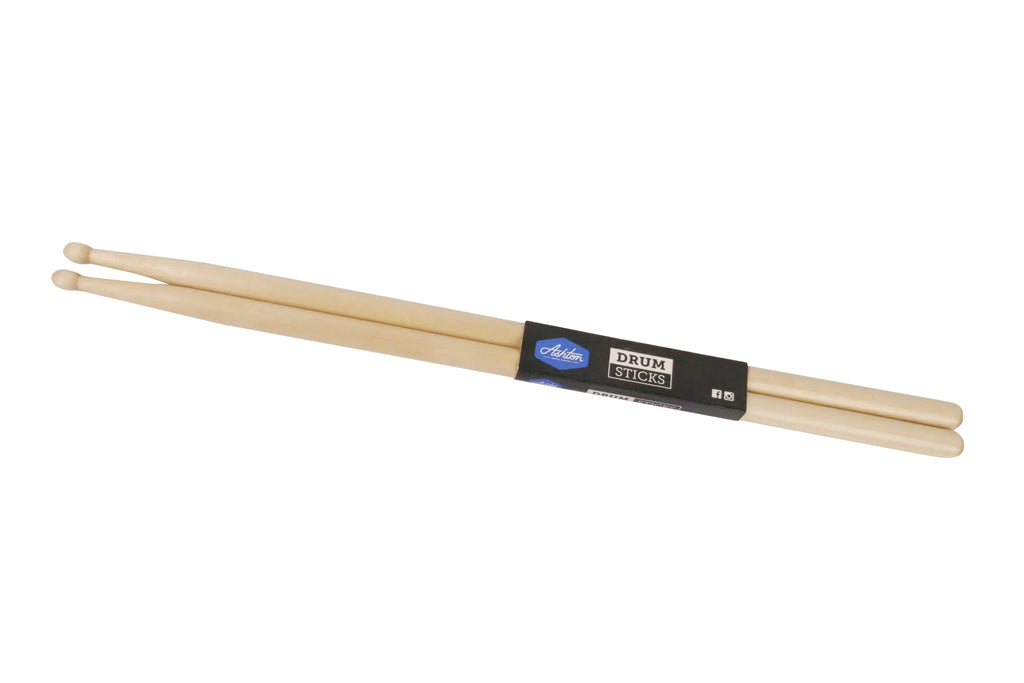 Baquetas Bateria Ashton Arce Punta Madera 5A Pack 2 Pares DST5A