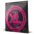 Juego Cuerdas Guitarra Bajo D'Addario Chromes, Escala Super Larga Tension Blanda ECB81SL