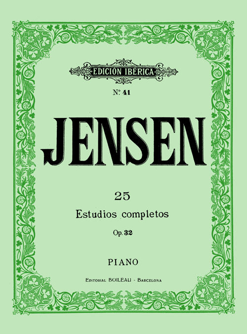 BOI0411 - 25 Estudios Op. 32 Ed. Completa. Jensen, A.