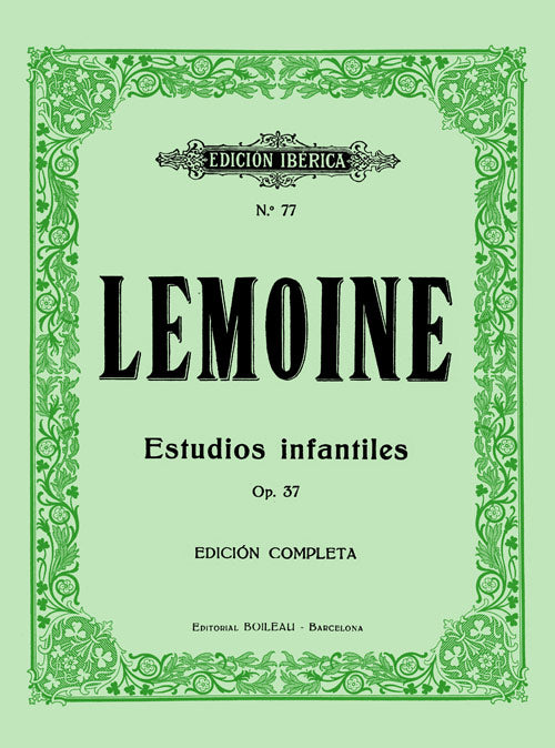 Estudios Infantiles Op.37. Lemoine, A.