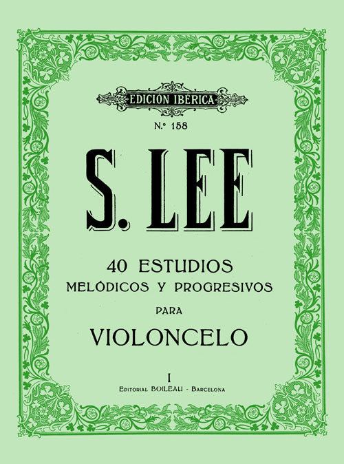 BOI0082 40 Estudios Melodicos y Prog Op.31 Vol.I - Lee