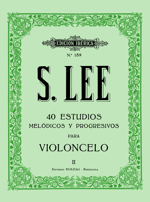 BOI0083 40 Estudios Melodicos y Prog Op.31 Vol.II - Lee