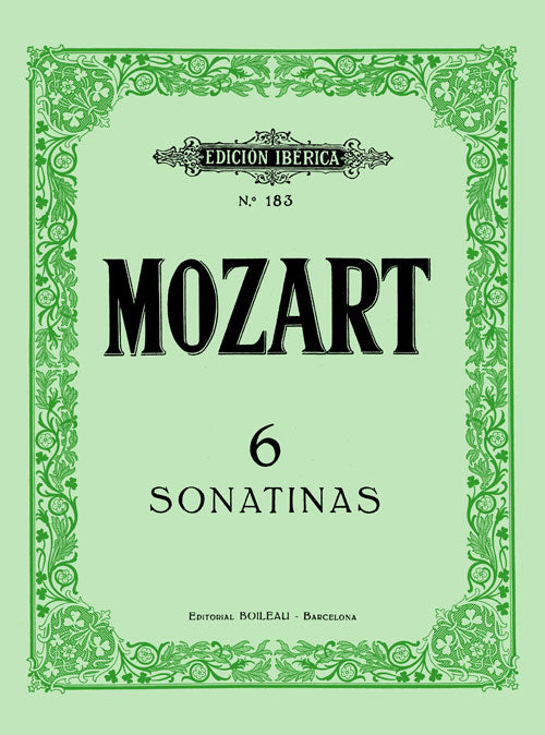 6 Sonatinas Vienesas. Mozart, W.