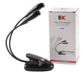 Lampara EK Recargable 8 LED Cuello de Cisne con Pinza EKLR