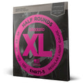 Juego Cuerdas Guitarra Bajo D'Addario Semirredondo 5 Cuerdas, Escala Larga Tension Blanda ENR71-5