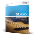 Juego Cuerdas Contrabajo 4/4 D'Addario EPBB170-5 Bronce Fosforado 5 Cuerdas, Escala Larga, 45-130