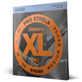 Juego Cuerdas Guitarra Bajo D'Addario ProSteels, Escala Larga Tension Media EPS160