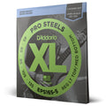 Juego Cuerdas Guitarra Bajo D'Addario 5 Cuerdas ProSteels, Escala Larga Tension Blanda Personalizada EPS165-5