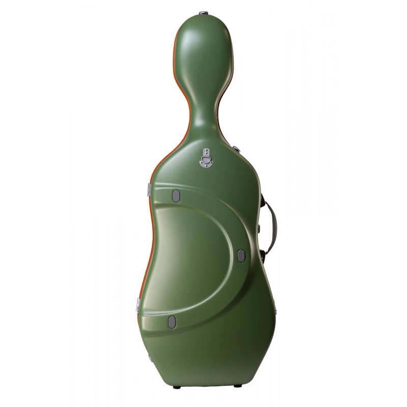 Estuche Cello 4/4 Bam Graffiti Slim Hightech GRAF1005XL Verde/naranja