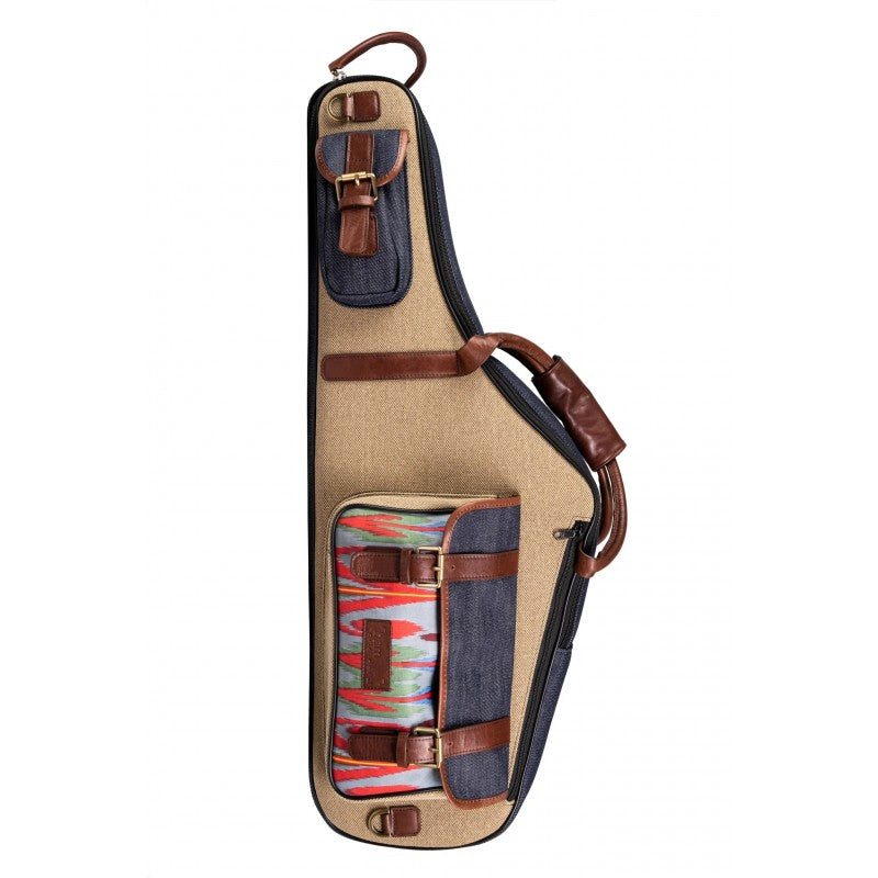 Funda Saxo Tenor Bam Ikat Nashville IKAT3002SCA Gris/Beige