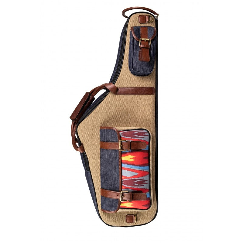 Funda Saxo Tenor Bam Ikat Nashville IKAT3002SCA Gris/Beige