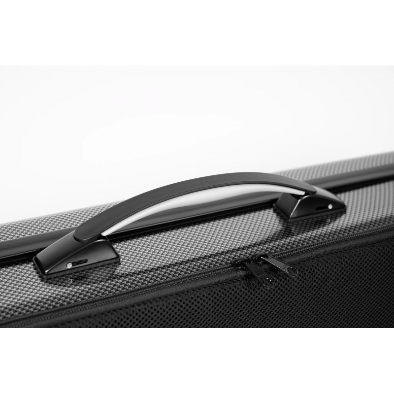 Estuche Violin 4/4 Bam Hightech rectangular 2018XL Silver Carbon