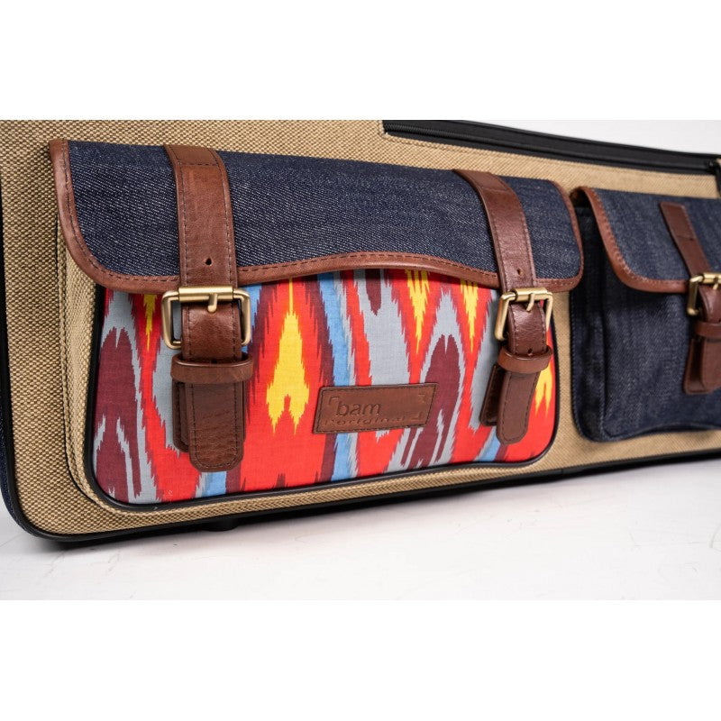 Estuche Violin 4/4 Bam Ikat Nashville rectangular IKAT2001SCA Gris/Beige